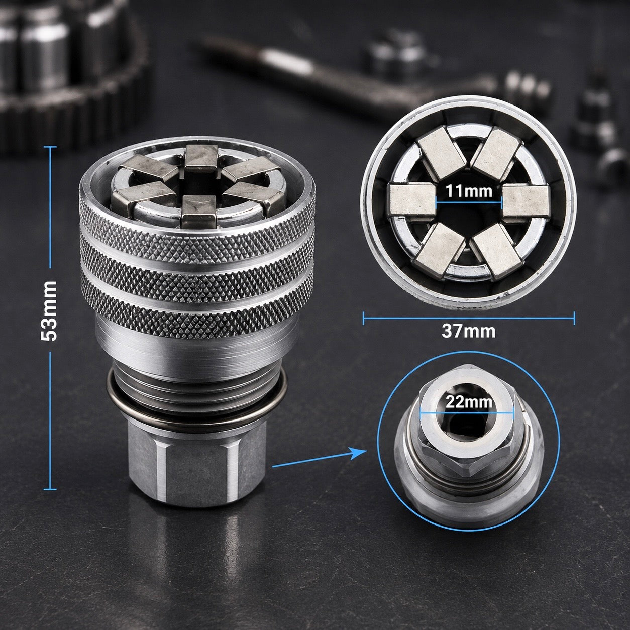 OmniGrip™ Universal Socket